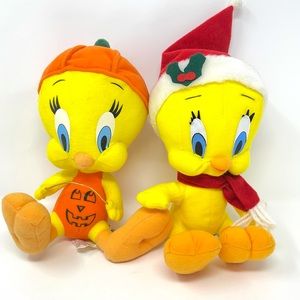 Tweety Bird 9" Plush 1997 Looney Tunes Halloween
